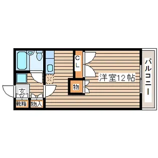 メゾンブランシュ1号館【2階】の間取り