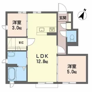 エスペランサ・楓 B棟【1階】の間取り