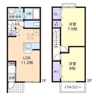 AZUR望月 A【1階】の間取り