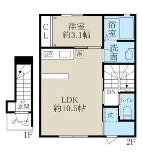 ville KarasumaruI【2階】の間取り
