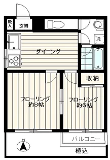 パールハウス【1階】の間取り