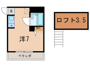 カ-ムハウス【2階】の間取り