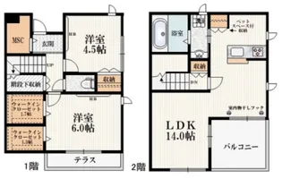 メゾン・ドール・エ・ベールの間取り
