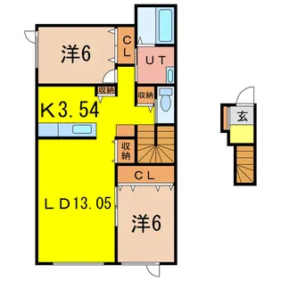 Amabile I【2階】の間取り