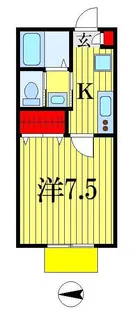 アクロス高品【1階】の間取り