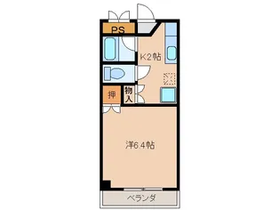 つくばプラザビル【3階】の間取り