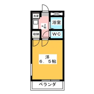 メゾンフルール【2階】の間取り