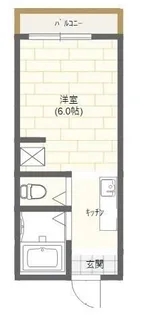 ビューハイツ第2【1階】の間取り