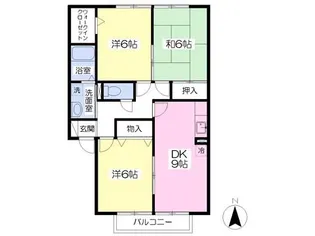 フォレスタ【2階】の間取り