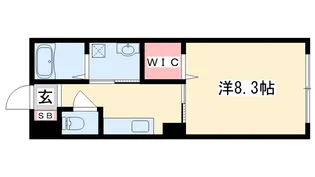 クロユリ【2階】の間取り