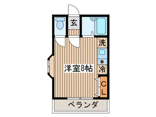 グリ-ンウッド【2階】の間取り