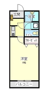 コーポ玉水I【2階】の間取り