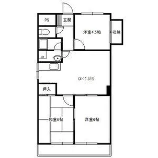 第一マンション【3階】の間取り