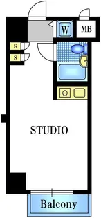 ウィン池袋【13階】の間取り