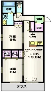 Antenne【1階】の間取り