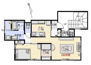 ココナチュラ【1階】の間取り
