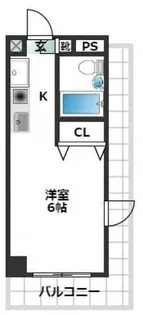 スカイコート東十条【5階】の間取り