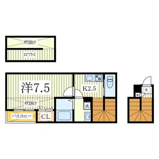サラブレッドIII【2階】の間取り