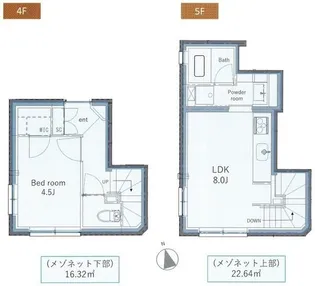 PRATIQUE KAGURAZAKA west【4階】の間取り