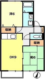 サンフラッツ氷川台【2階】の間取り