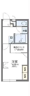 レオパレスガイア【1階】の間取り