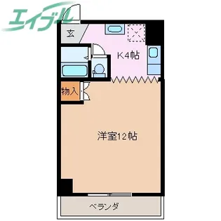 太平洋プラザ【3階】の間取り