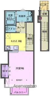 プレシャスK【2階】の間取り