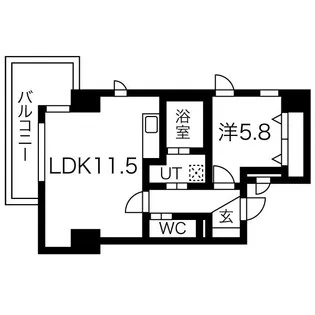 コンドー円山KIRARI【6階】の間取り