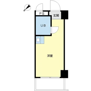 トップルーム横浜【10階】の間取り