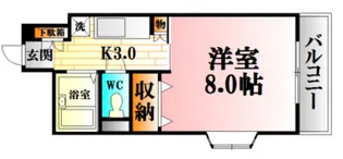 ユーゲントハイム【3階】の間取り