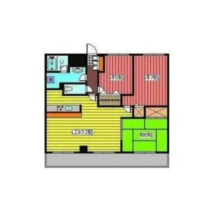 PARK SQUARE西川口【6階】の間取り