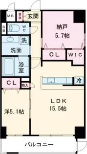 ラ・グレース【4階】の間取り