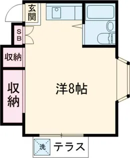 ホワイトコーポ【1階】の間取り
