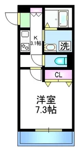 モン・ピエール【1階】の間取り