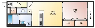 Precious HANA【1階】の間取り