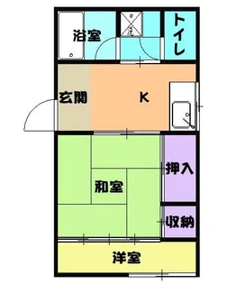 シャルム稲熊【1階】の間取り