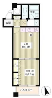 ニチレイ明石町レジデンス【16階】の間取り