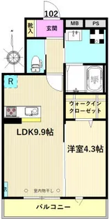 ココレジデンス【1階】の間取り