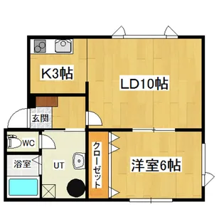 アドバンスハイツ【1階】の間取り