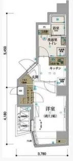 リヴシティ文京春日【10階】の間取り
