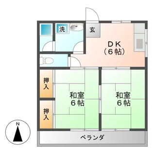 新町ハイツ【3階】の間取り