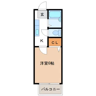 サンライフ西村II【1階】の間取り