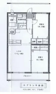 ピースタウン ラ・グランメール【1階】の間取り