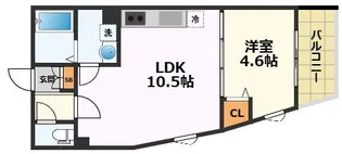 グランフォーレ中村日赤【3階】の間取り