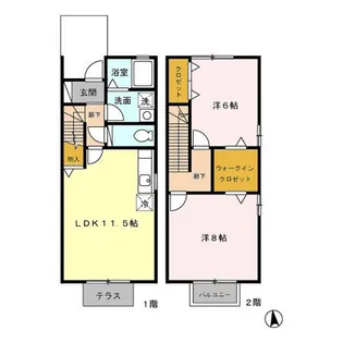 ベルスクエアの間取り