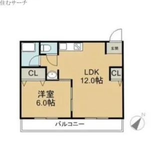 三昌ビル【5階】の間取り