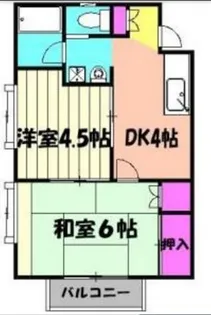 ハイツオリオンC【2階】の間取り