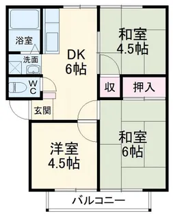 茂原コーポラスセンユー【1階】の間取り