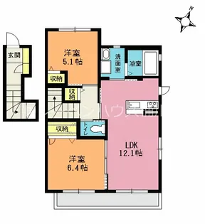 SHMソレイユ【2階】の間取り