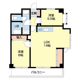 SS南流山【3階】の間取り